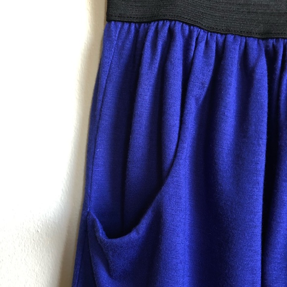 Flowy Royal Blue Skirt - Picture 3 of 5